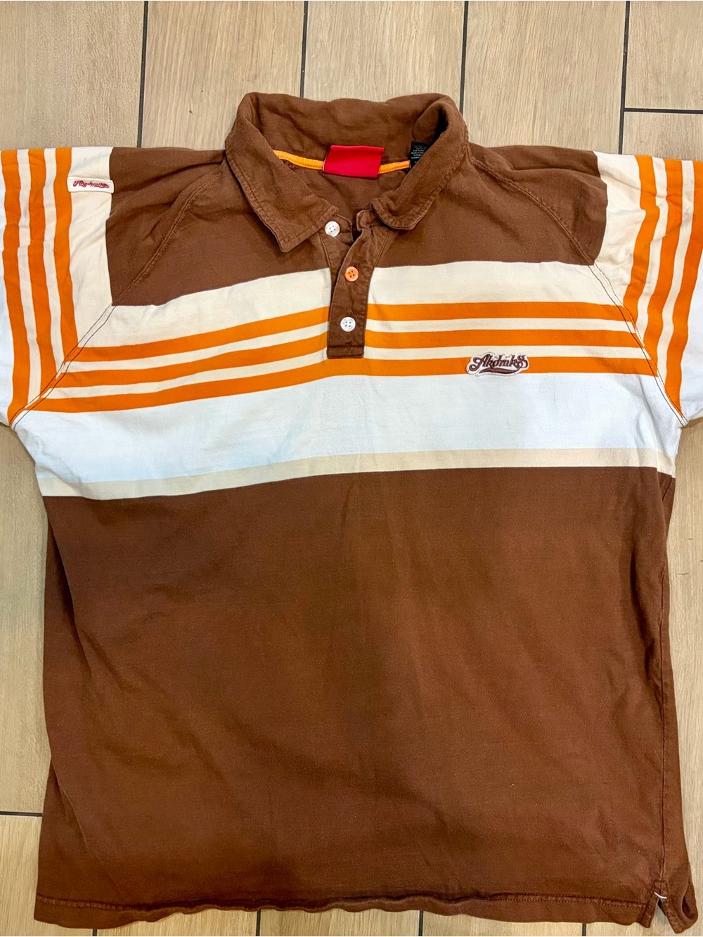 Vintage Akademiks Y2K Brown Polo